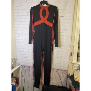 Adult Costume Sz Sm Black & Red Complete Outfit  NICE‎ Halloween